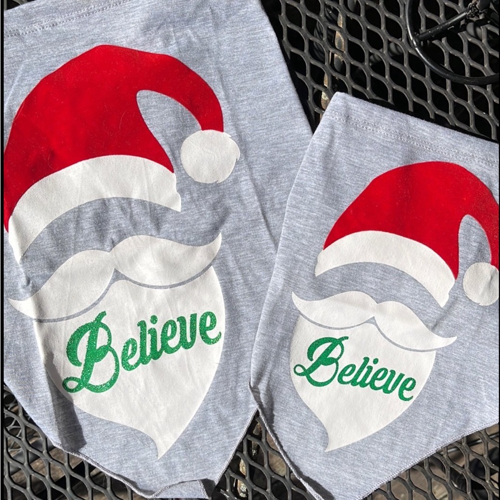 Pair of Pet Christmas bandanas